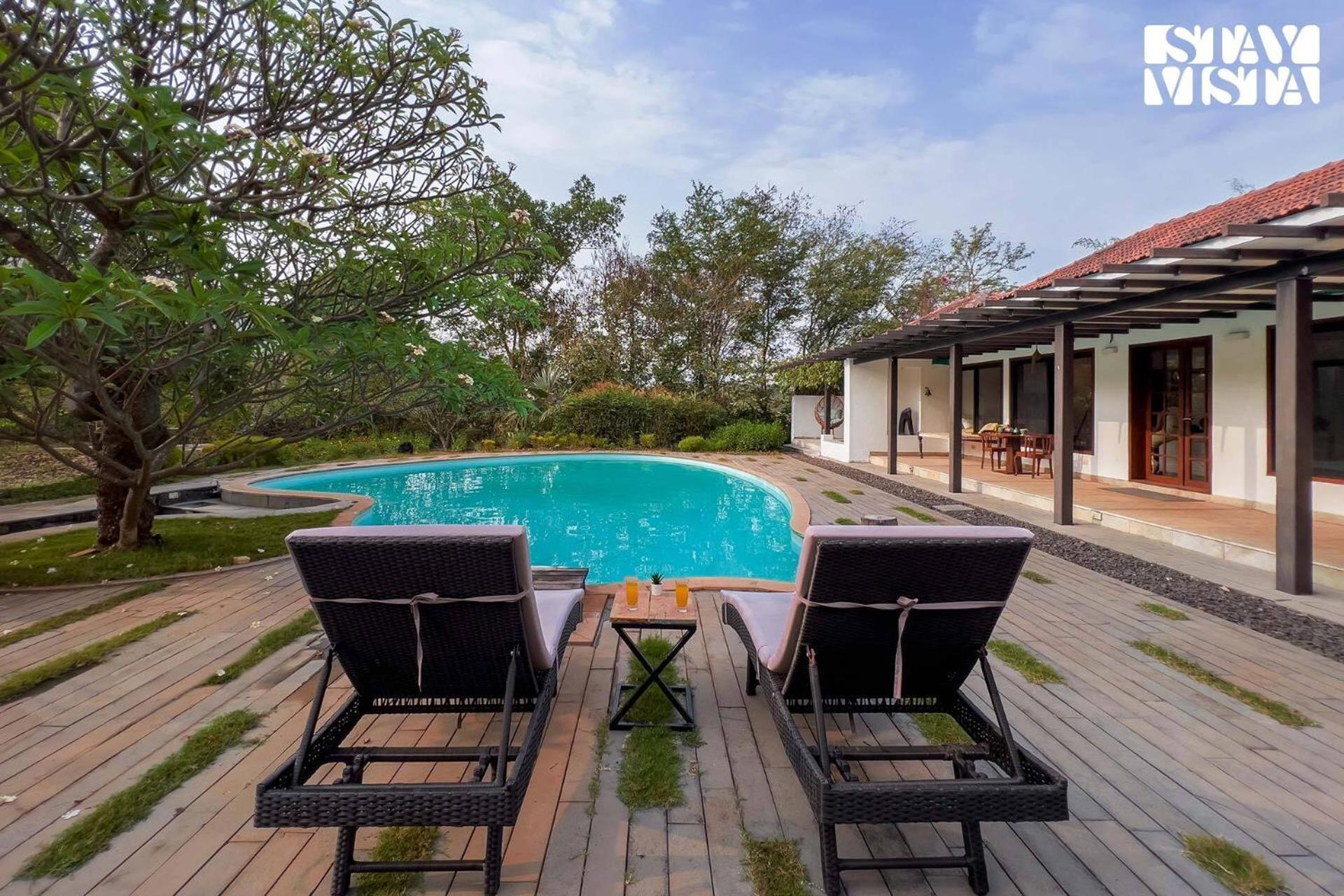 Wander Beyond By Stayvista - Featuring A Bali-Themed Abode And A Refreshing Swimming Pool Alībāg Extérieur photo