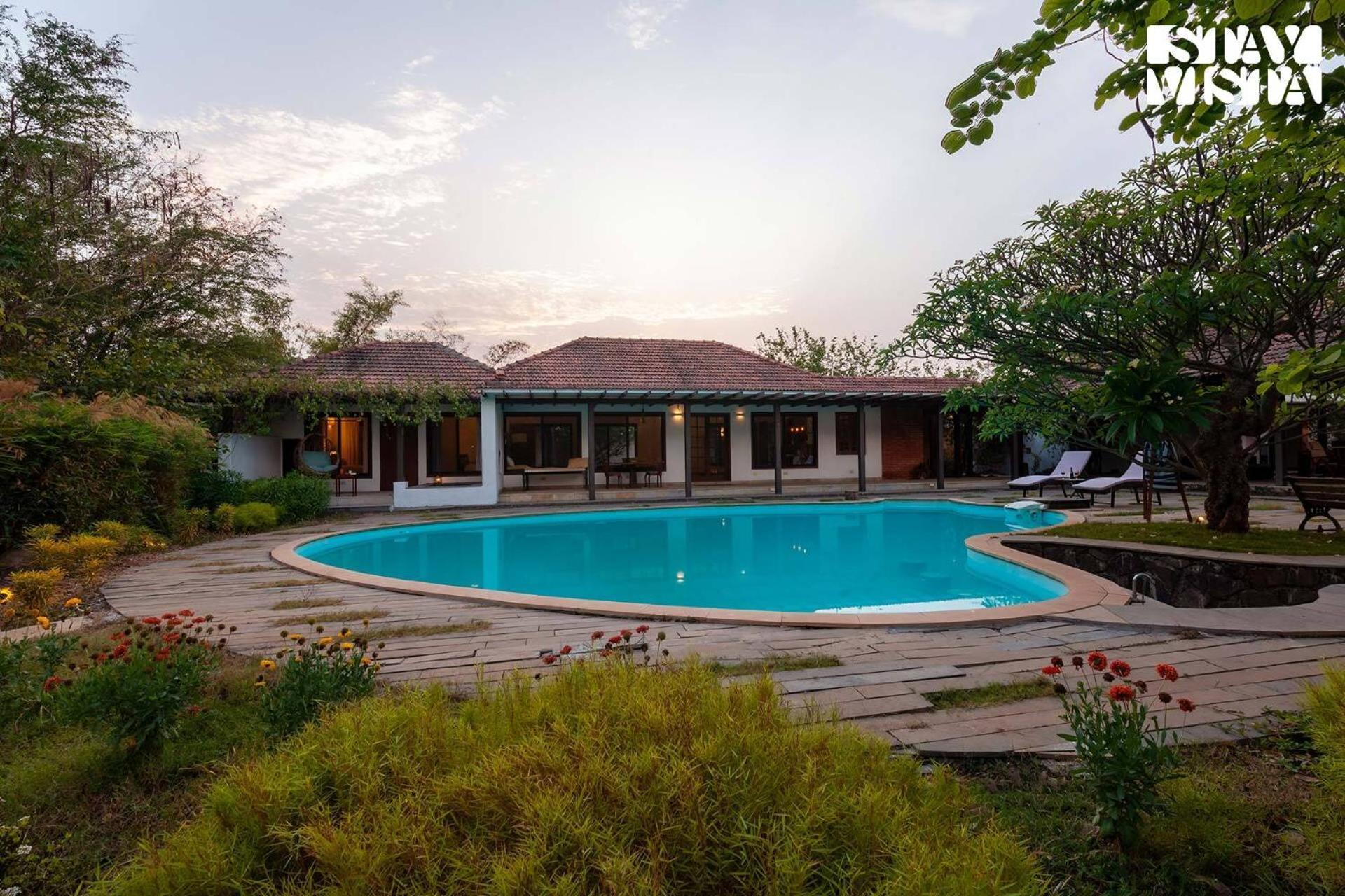 Wander Beyond By Stayvista - Featuring A Bali-Themed Abode And A Refreshing Swimming Pool Alībāg Extérieur photo
